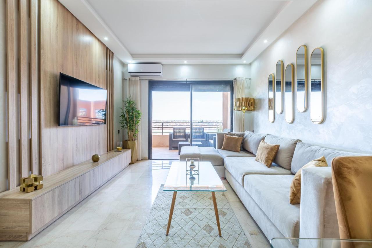 New! Superbe Appartement A Majorelle,Terrace,Iptv. Марракеш Екстер'єр фото
