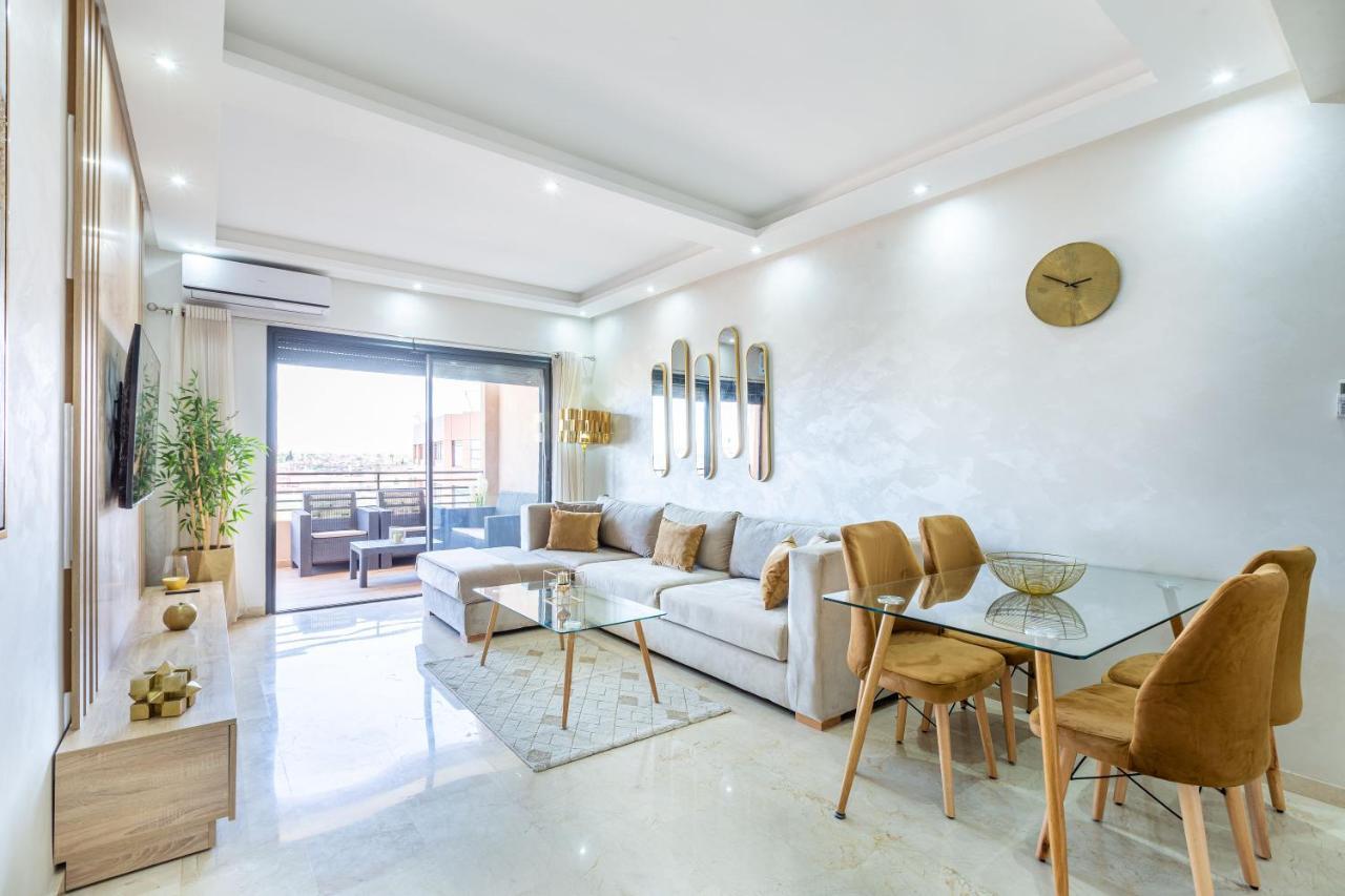 New! Superbe Appartement A Majorelle,Terrace,Iptv. Марракеш Екстер'єр фото