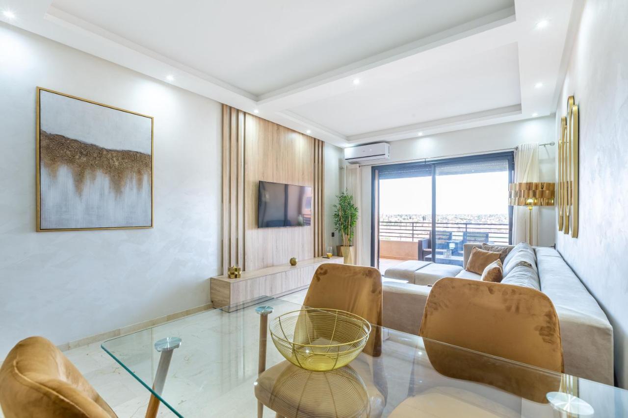 New! Superbe Appartement A Majorelle,Terrace,Iptv. Марракеш Екстер'єр фото